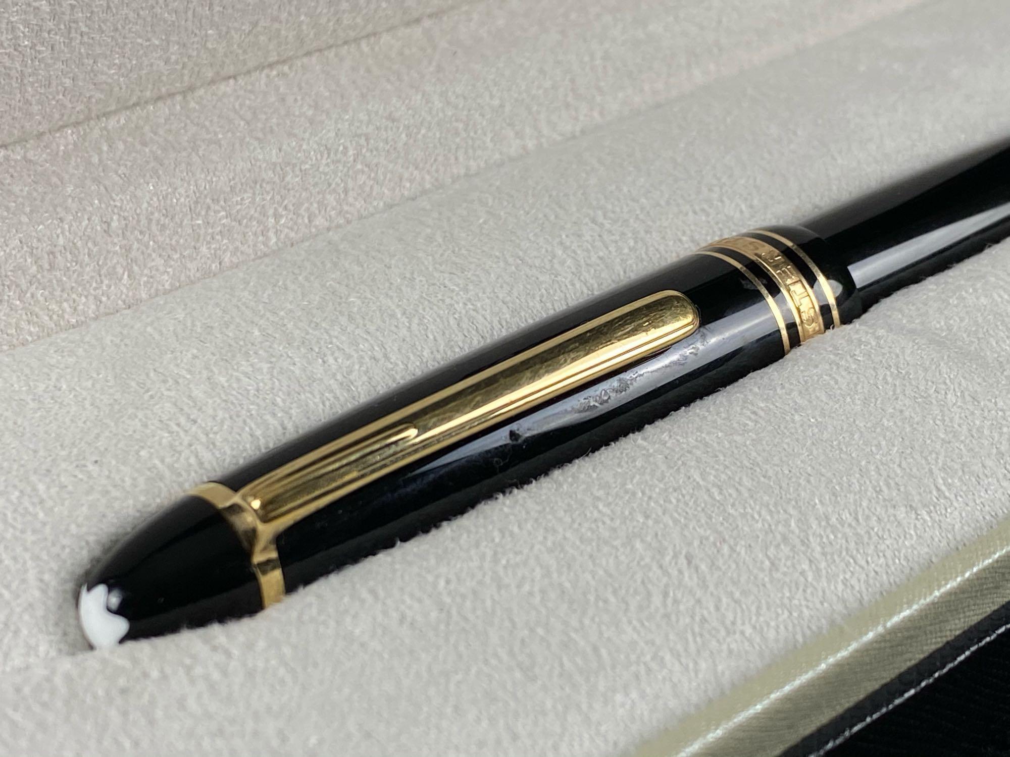 Rare Vintage Montblanc Meisterstuck No149 Fountain Pen Serial Number IK1097513 W/ Box (W3)