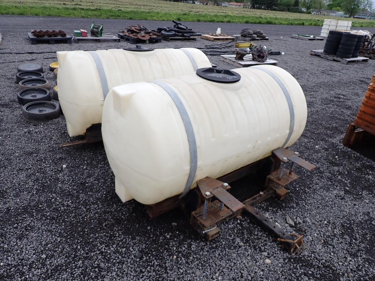 (2) 180 gal Saddle Tanks