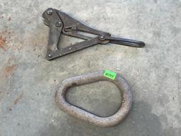 Wire, Rope, Cable Puller & Pear Shaped Chain Link