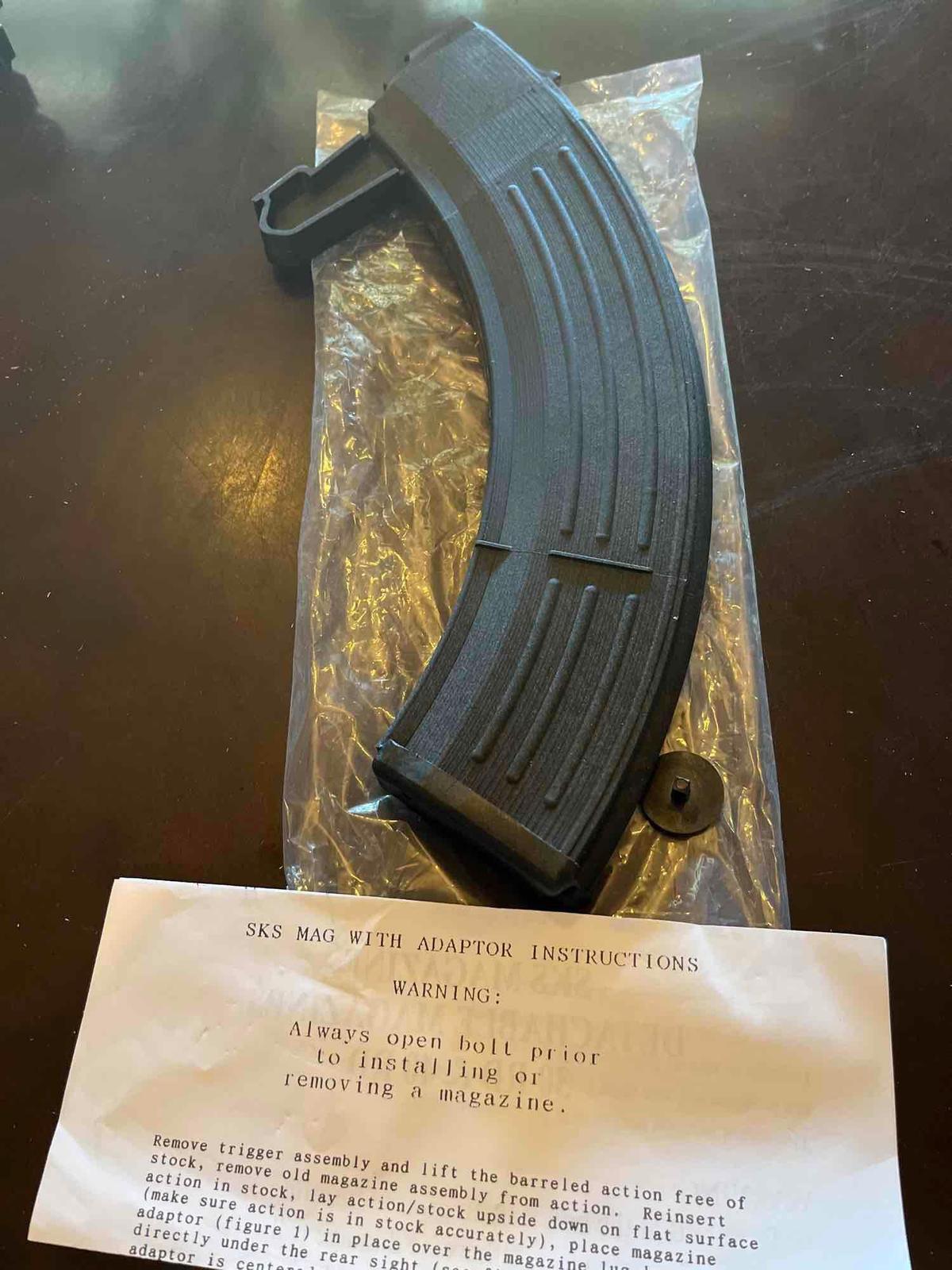 SKS 40 round clip plastic