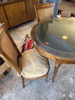 table and chairs