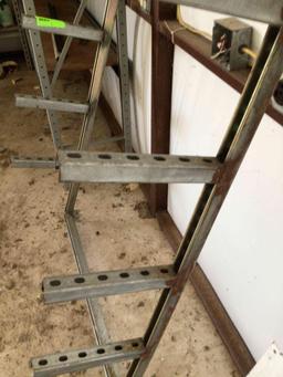 metal frame storage rack