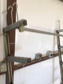 metal frame storage rack