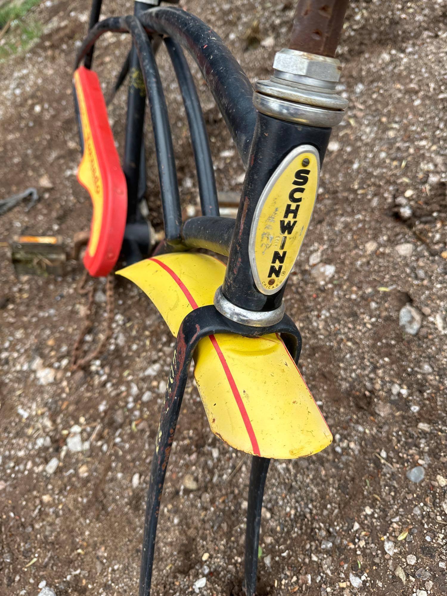 Vintage Coast King 10-Speed Bicycle & Vintage Schwinn Tornado Bike Frame