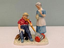 Vintage Norman Rockwell W. Goebel Figurines