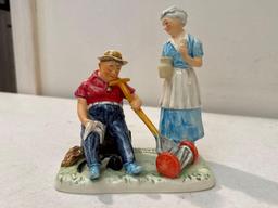 Vintage Norman Rockwell W. Goebel Figurines