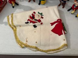 Vintage Noel Stockinette Caroler Dolls, Stockings, Reindeer & Sleigh