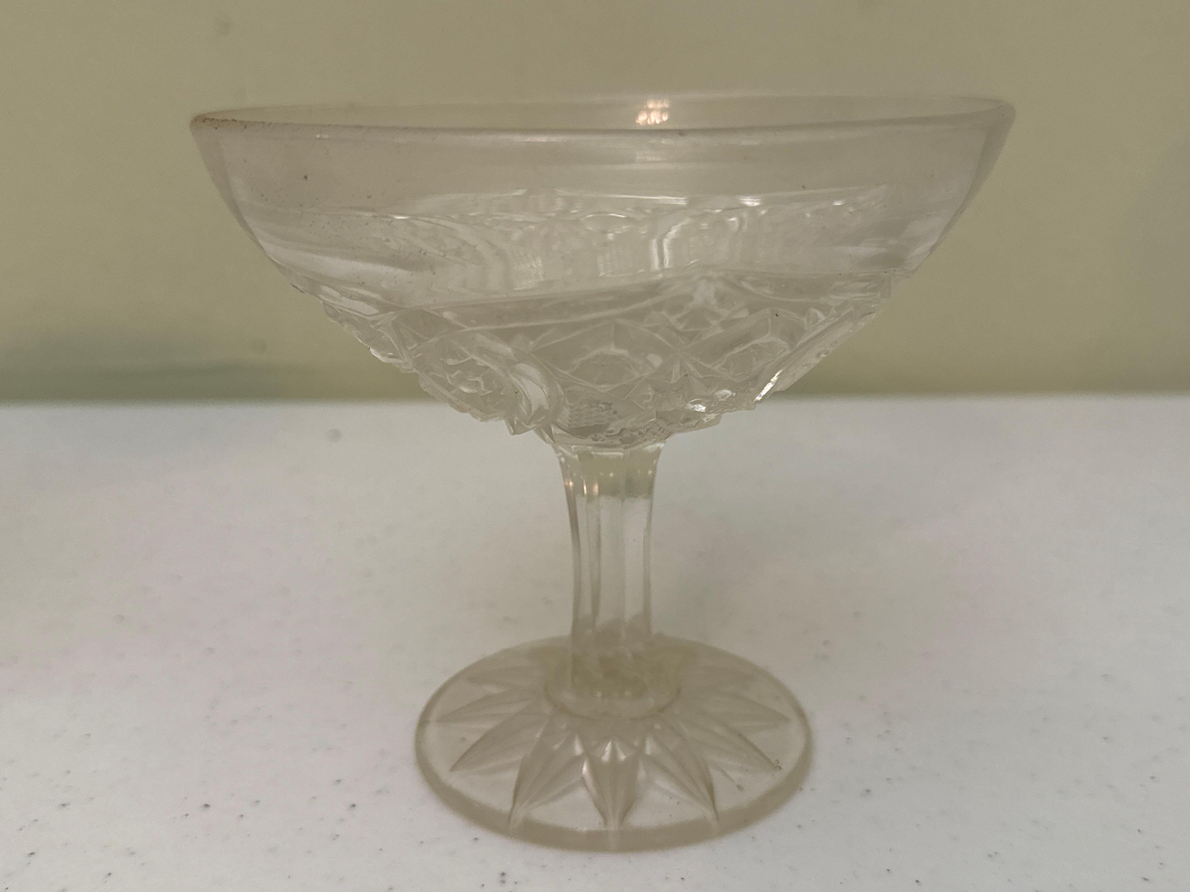 Molded Glass Compote Dishes & Bowls