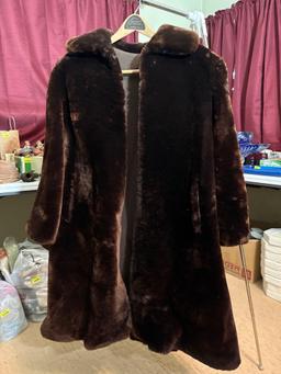 Vintage Brown Fur Coat