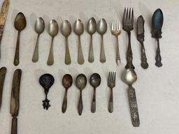 Silver Plate Flatware Assortment