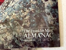 Vintage The Franklin Mint Almanac Magazines