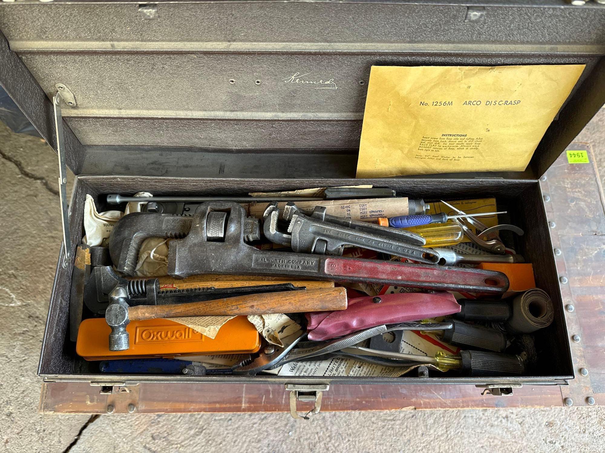 Vintage Kennedy Tool Box with Tools
