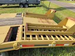 24ft interstate 20DT deck over trailer with 5ft dove tail and ramps