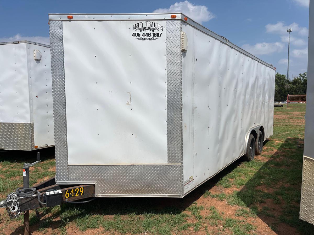 Deep South Texas enclosed car hauler trailer