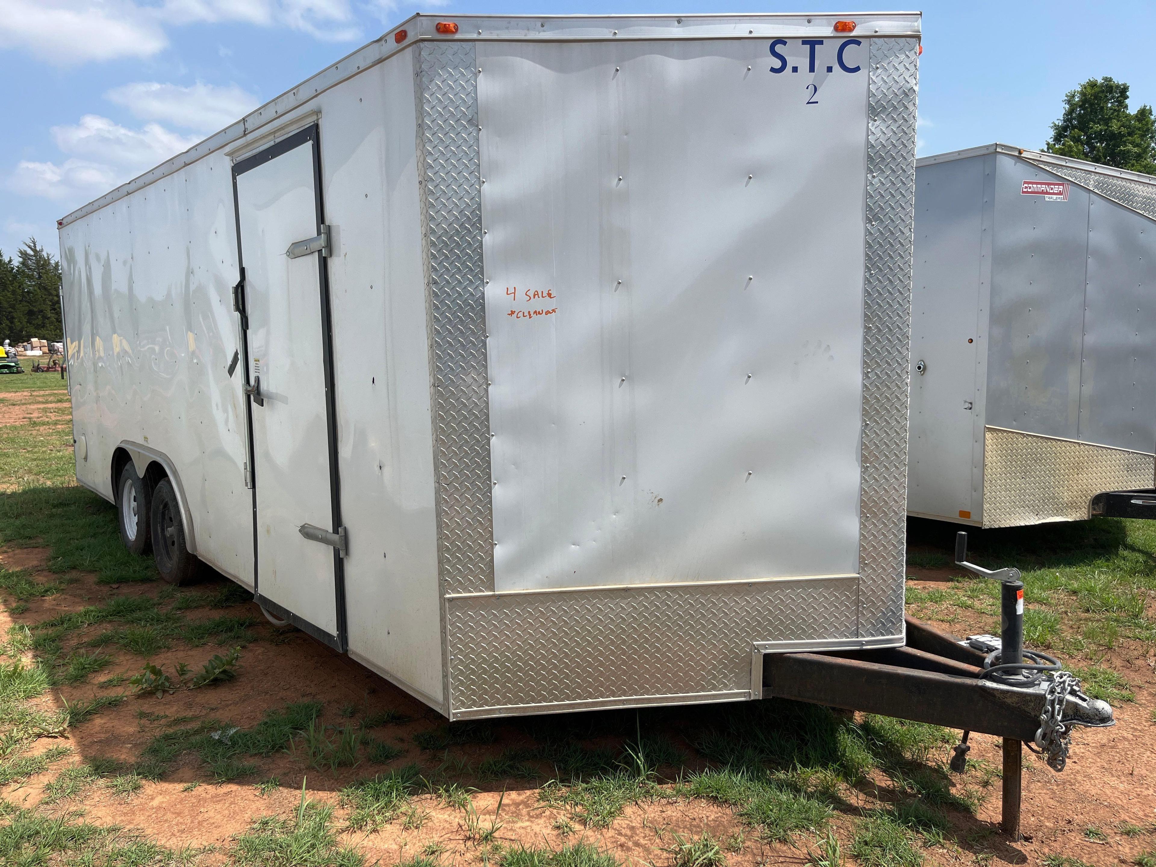 Deep South Texas enclosed car hauler trailer