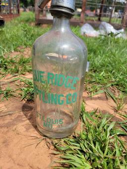 vintage seltzer glass bottle