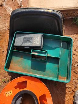tractor seat, toolbox dividers, and small tool box