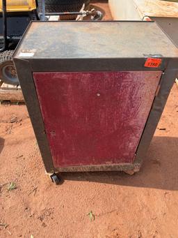 rolling metal tool cabinet