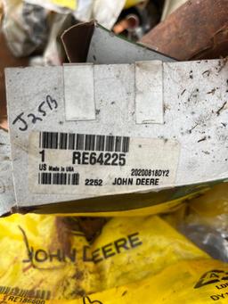 box of John deere parts