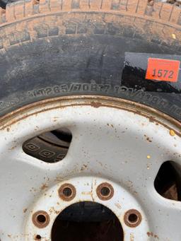 2 265/70R17 used tires and wheels