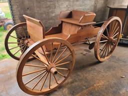 antique wooden wagon