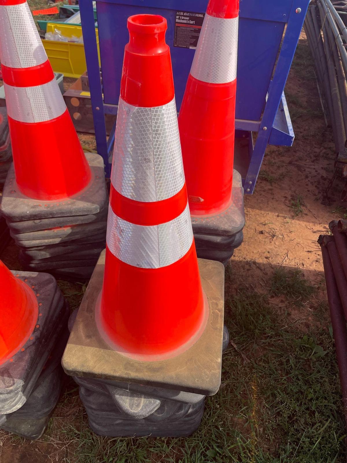 10 safety cones