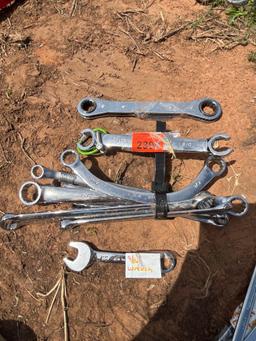 assortment of wrenches
