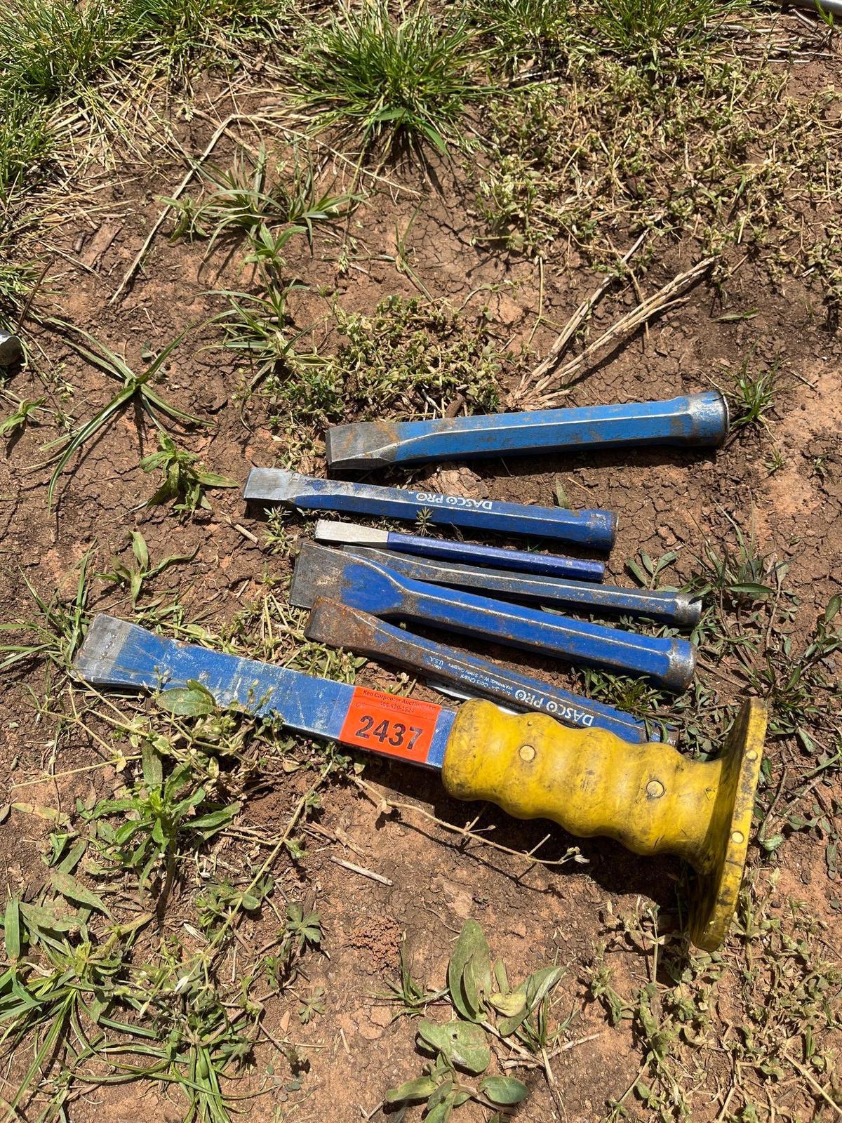 assortment of chisels