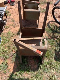 Antique Metal desk frame