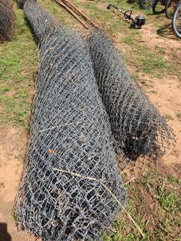 2 rolls of 6ft chainlink fence