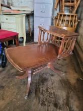 antique wooden stide table