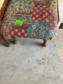 vintage footstool