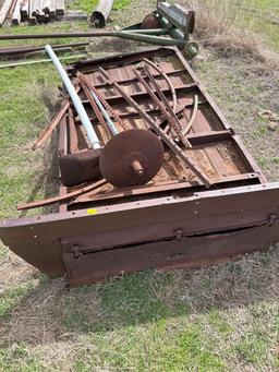 International antique truck bed