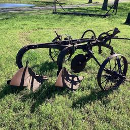 Antique 2 bottom plow