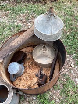 Metal wash tub