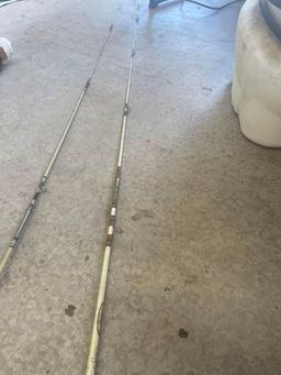 2 fishing poles