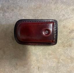 leather magazine carrying case