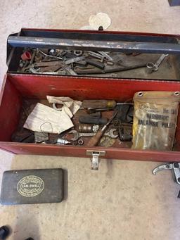 tool box with misc tools