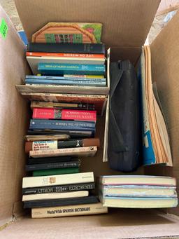 boxes of books