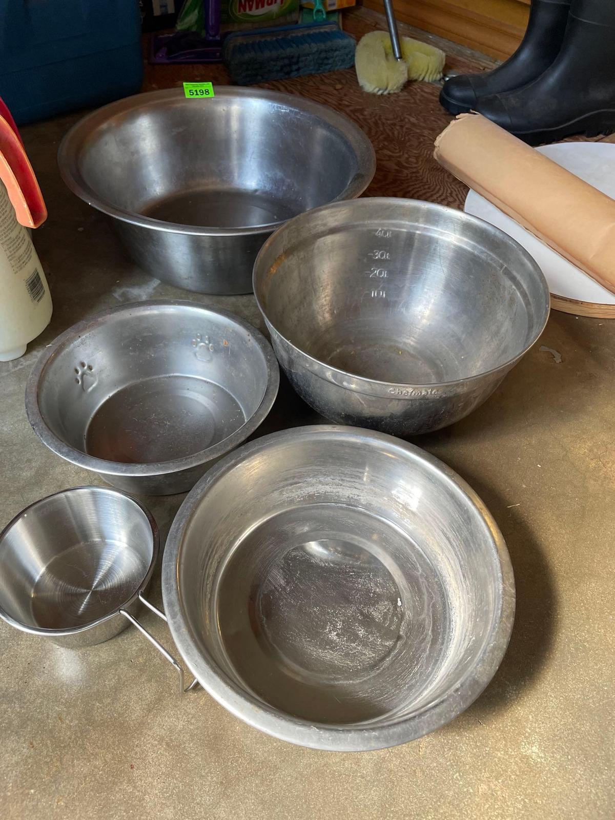 metal bowls