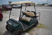Electric golf cart in working condition.