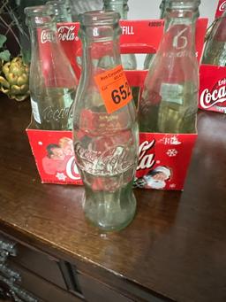 coke bottles