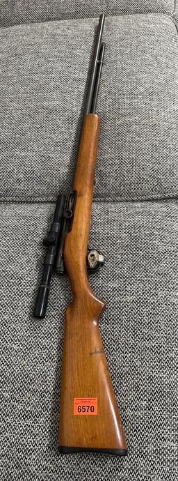 Springfield Model 87 LR 22 Cal with scope 4x15