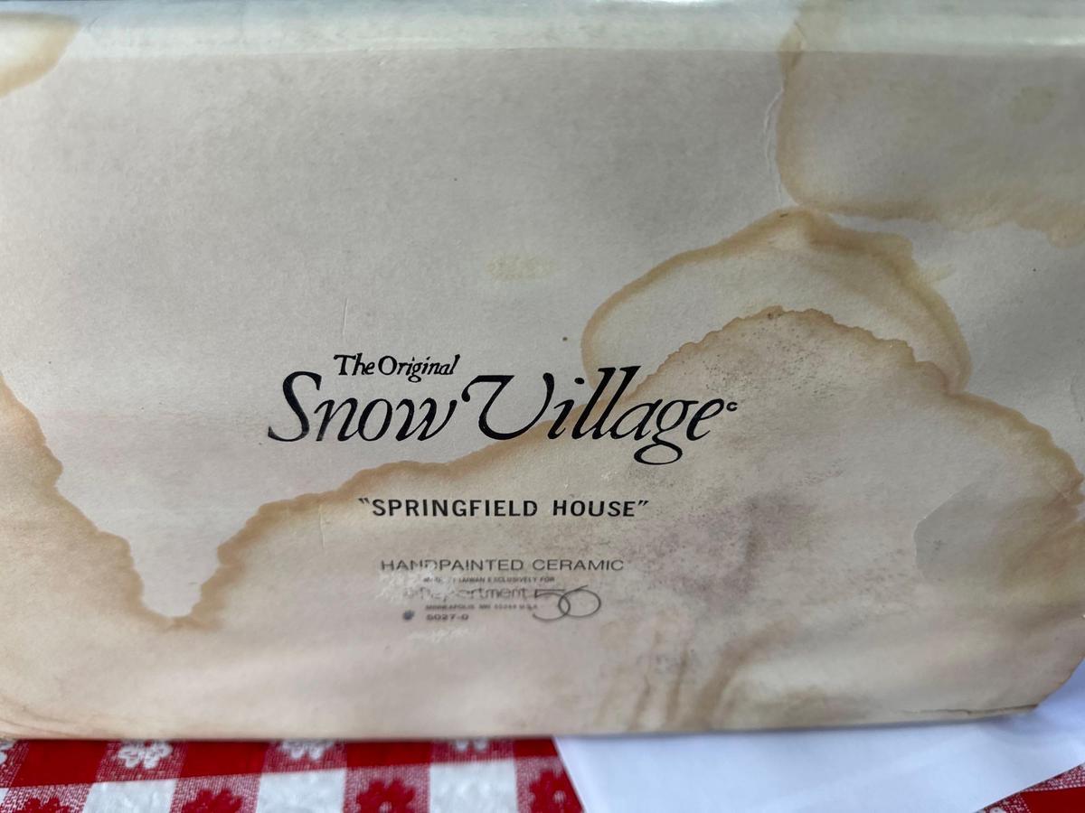 The original snow village