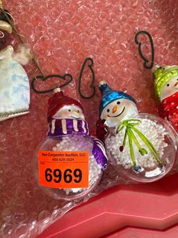 snowman ornaments