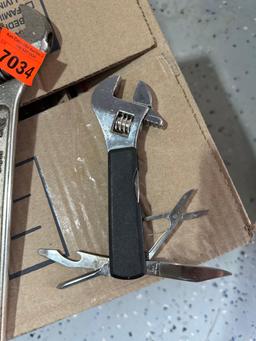 three crescent wrenches
