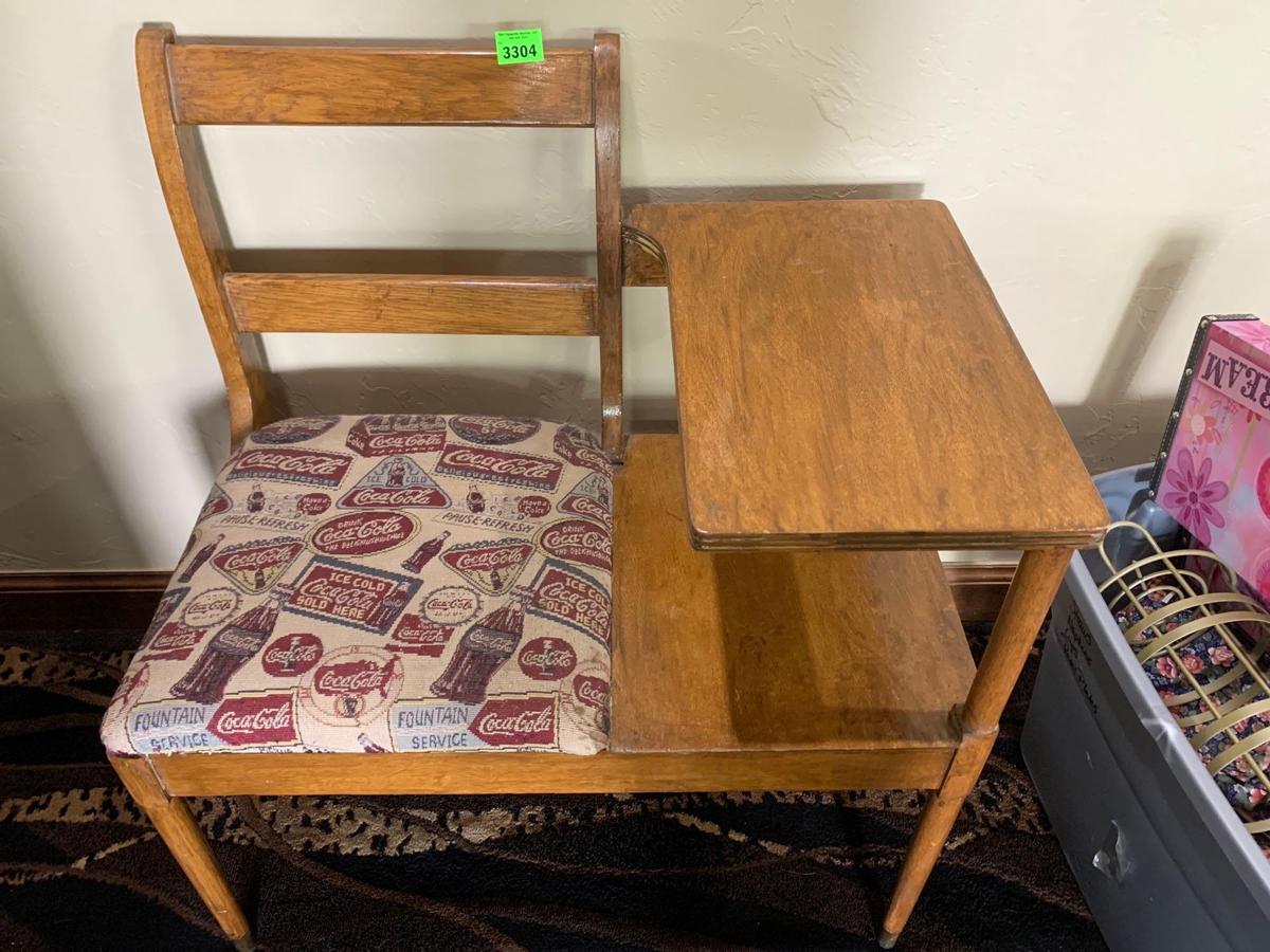 antique school desk