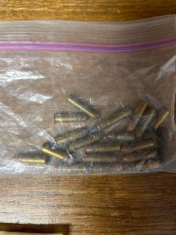 22 long rifle ammunition and 22 short blanks