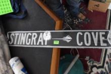 Stingray Cove Sign