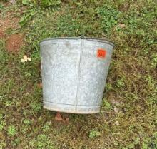 galvanized bucket